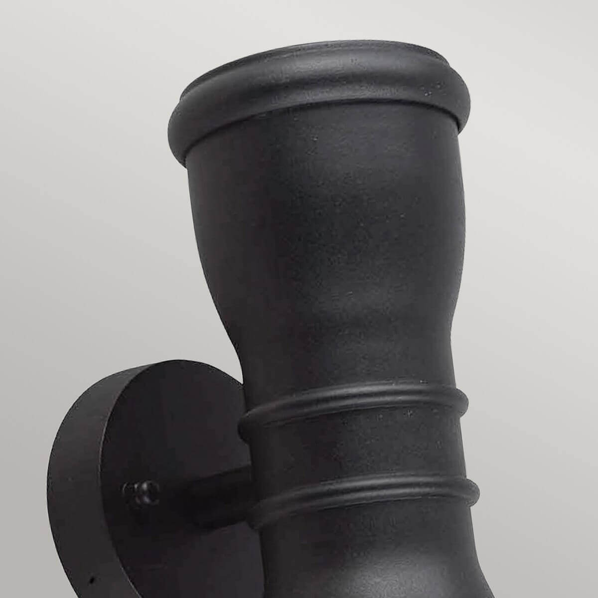 Applique extérieure Malvern 2 lumières noire