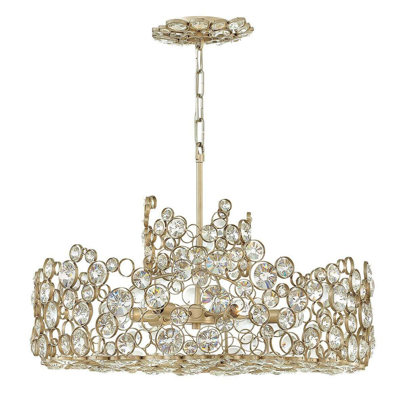 Lustre Anya 6 lumières argenté