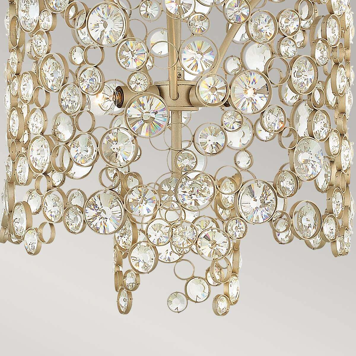 Lustre Anya 6 lumières argenté
