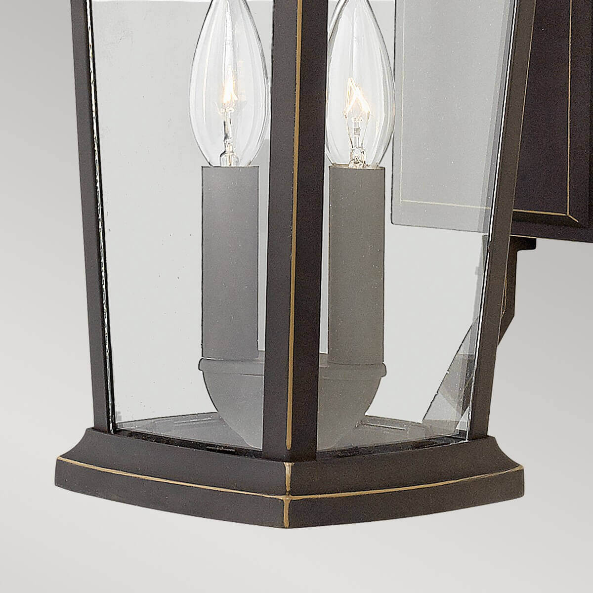 Applique extérieure Bromley 2 lumières bronze