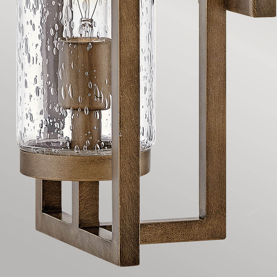 Applique extérieure Cordillera bronze, verre