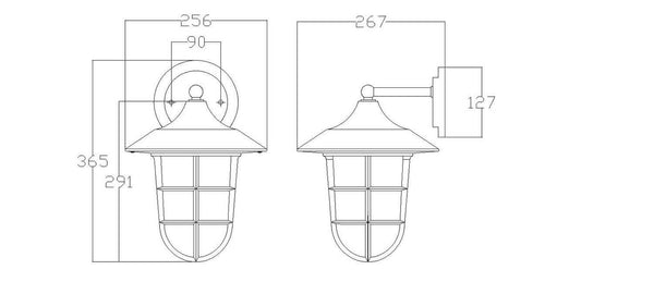 Luminaire extérieur | Marina Argentée