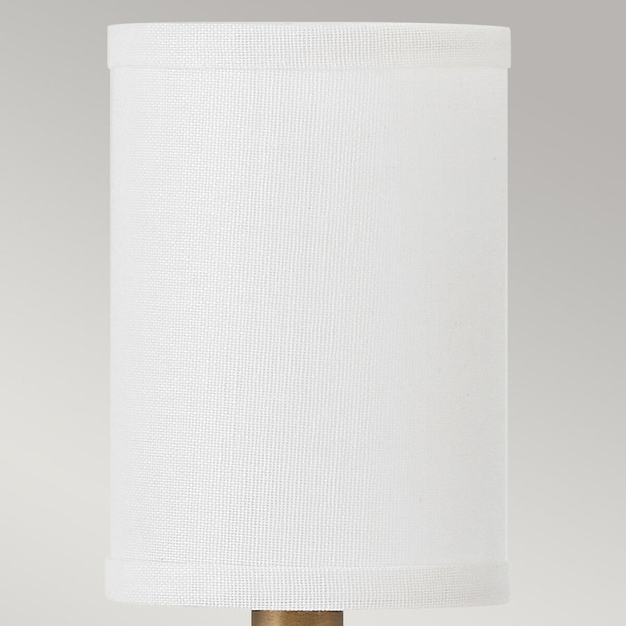 Applique murale Moore 3 lumières laiton et crème, verre