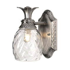 Applique murale Plantation nickel, verre