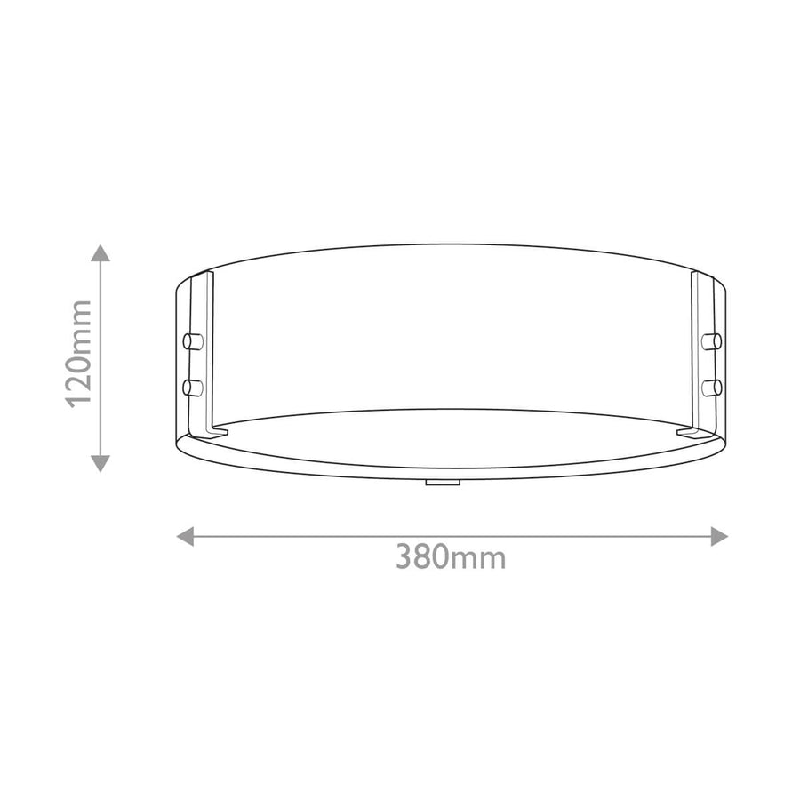 Plafonnier extérieur Sawyer 3 lumières bois et rouille, verre
