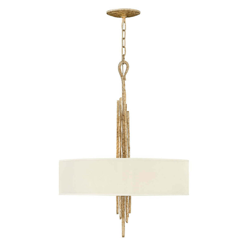 Suspension Spyre 6 lumières dorée
