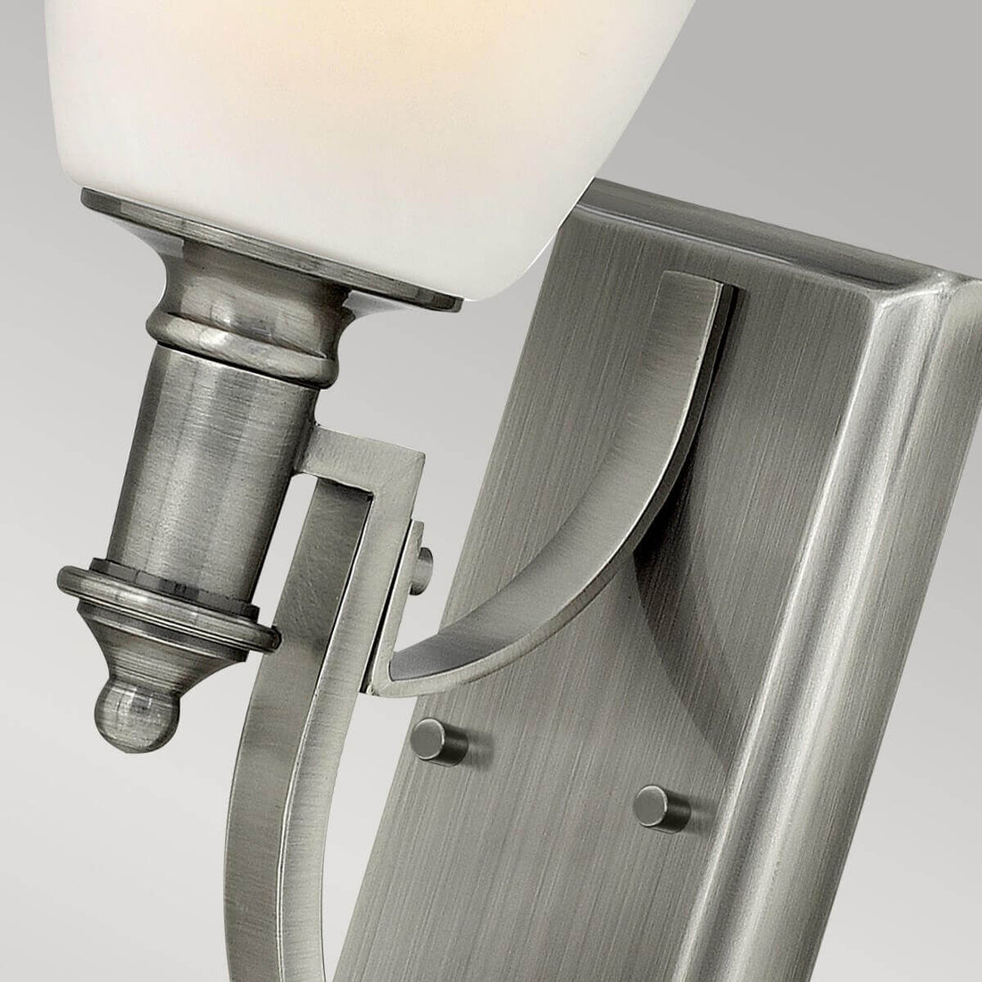 Applique murale Truman nickel, verre