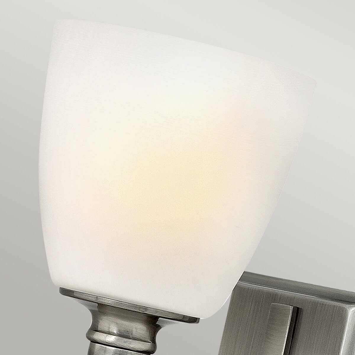 Applique murale Truman nickel, verre