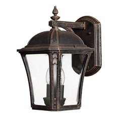 Applique extérieure Wabash 2 lumières marron