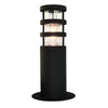 Lampadaire extérieur Hornbaek inox et noir