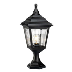 Lampadaire extérieur Kerry noir, H 44 cm