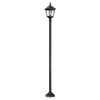 Lampadaire extérieur Kerry noir, H 191 cm