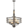 Lustre Ahrendale 4 lumières, verre
