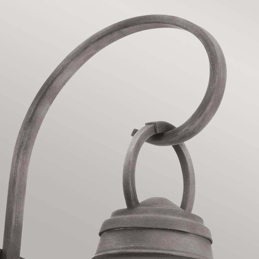 Applique extérieure Bridge Point, verre, H 40,5 cm