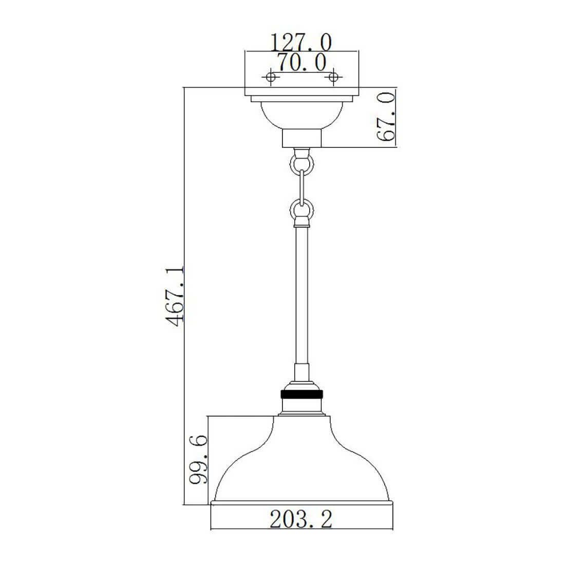 Suspension Cobson bois et laiton (KL-COBSON-MP-PN)