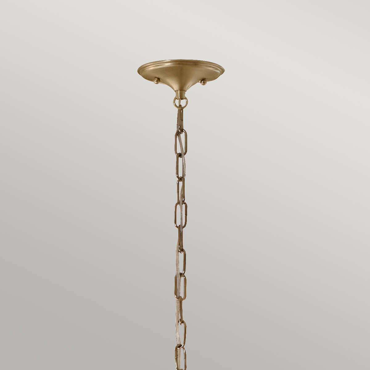 Suspension Delarosa blanche et bronze, verre