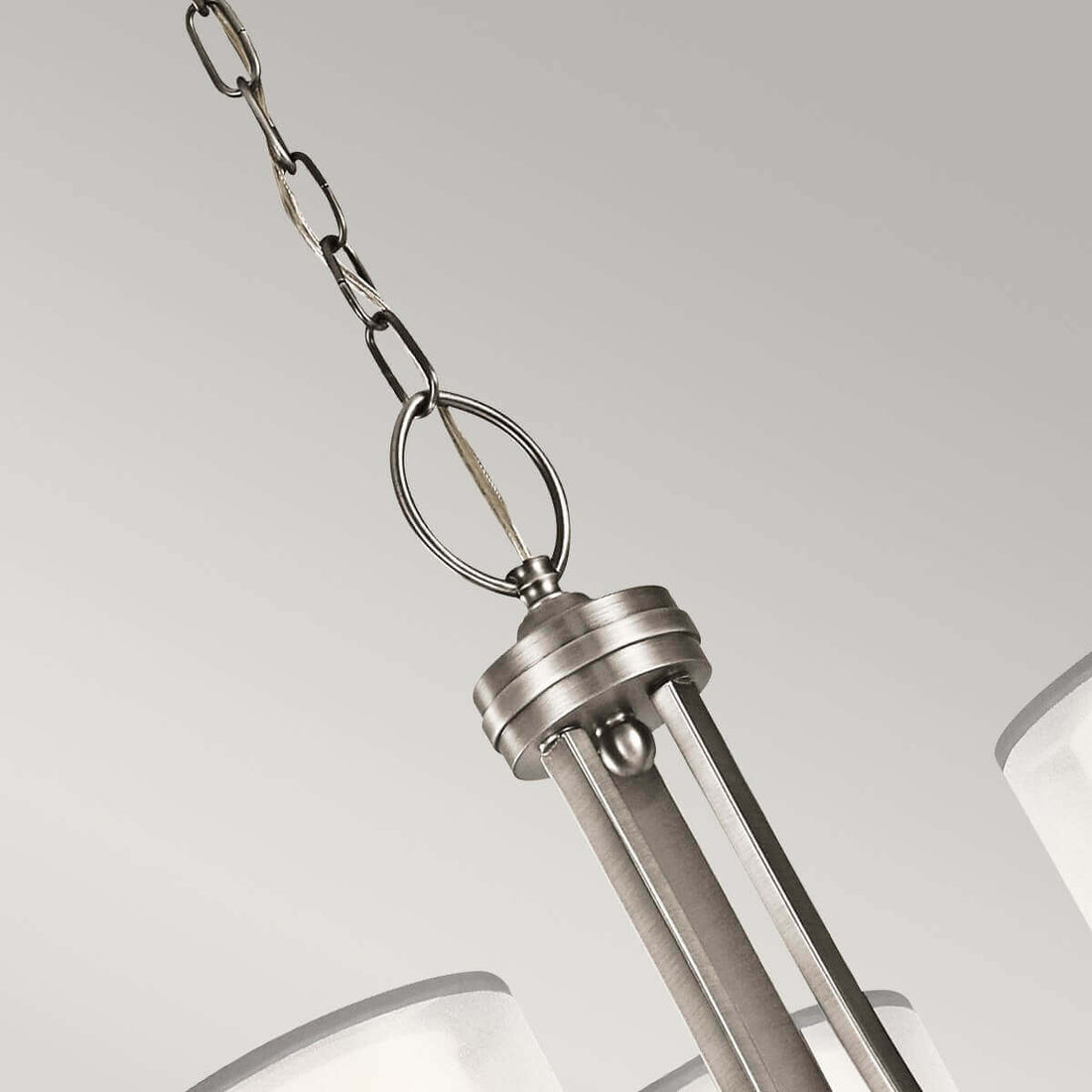 Lustre Lacey 9 lumières blanc, verre