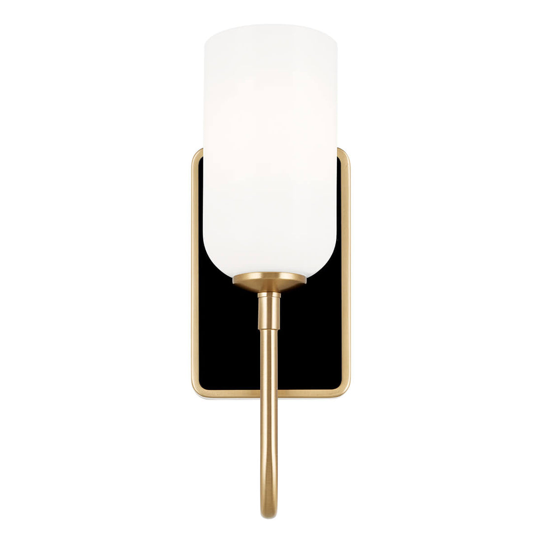 Applique murale Solia bronze et noire, verre