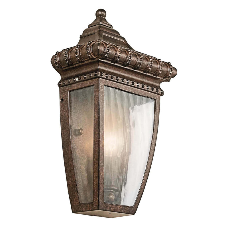 Applique extérieure Venetian Rain bronze, verre