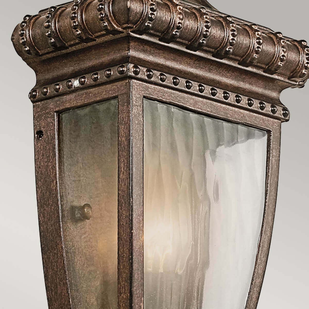 Applique extérieure Venetian Rain bronze, verre