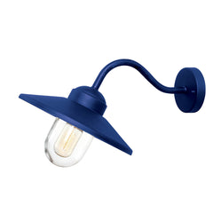 Applique extérieure Marineblau bleu, verre