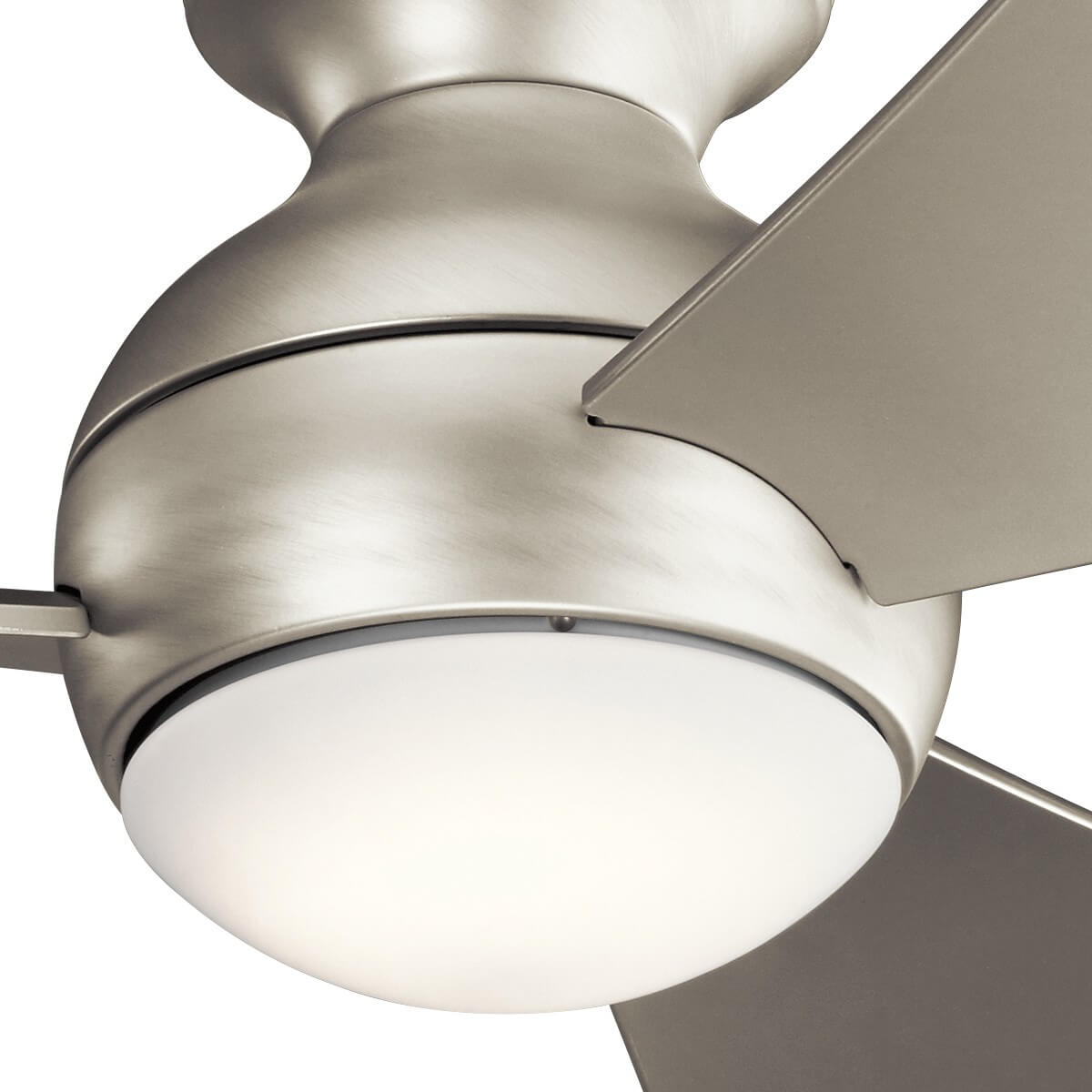 Ventilateur de plafond lumineux Sola argenté