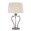Lampe à poser Pimlico bronze et crème, cristal