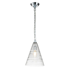 Suspension luminaire | Elmore Chromée