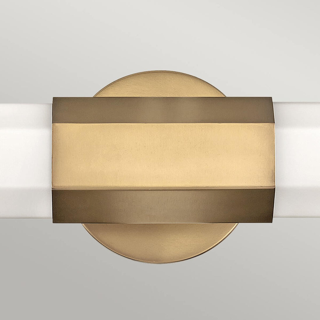 Applique murale Facet laiton et opale, verre, H 65,9 cm