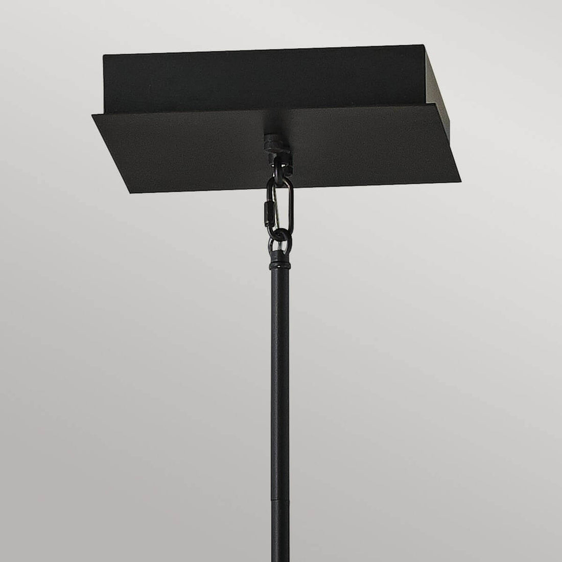 Suspension Styx noire et dorée, H 53,8 cm