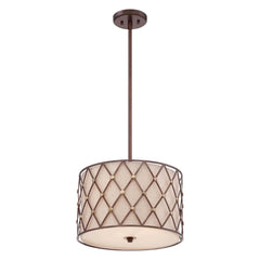 Suspension luminaire | Brown Lattice Cuivrée