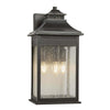 Applique extérieure Livingston 3 lumières bronze, tissu