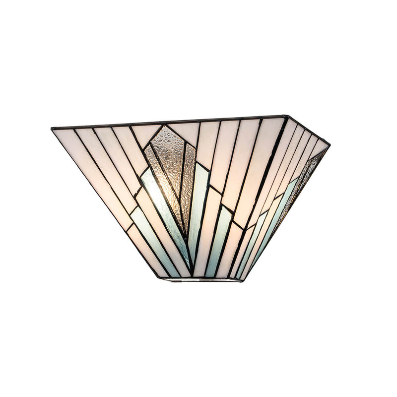 Applique murale Alderley 2 lumières bronze, verre