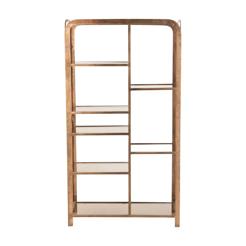 Antikes Regal Eisen Glas Bronze