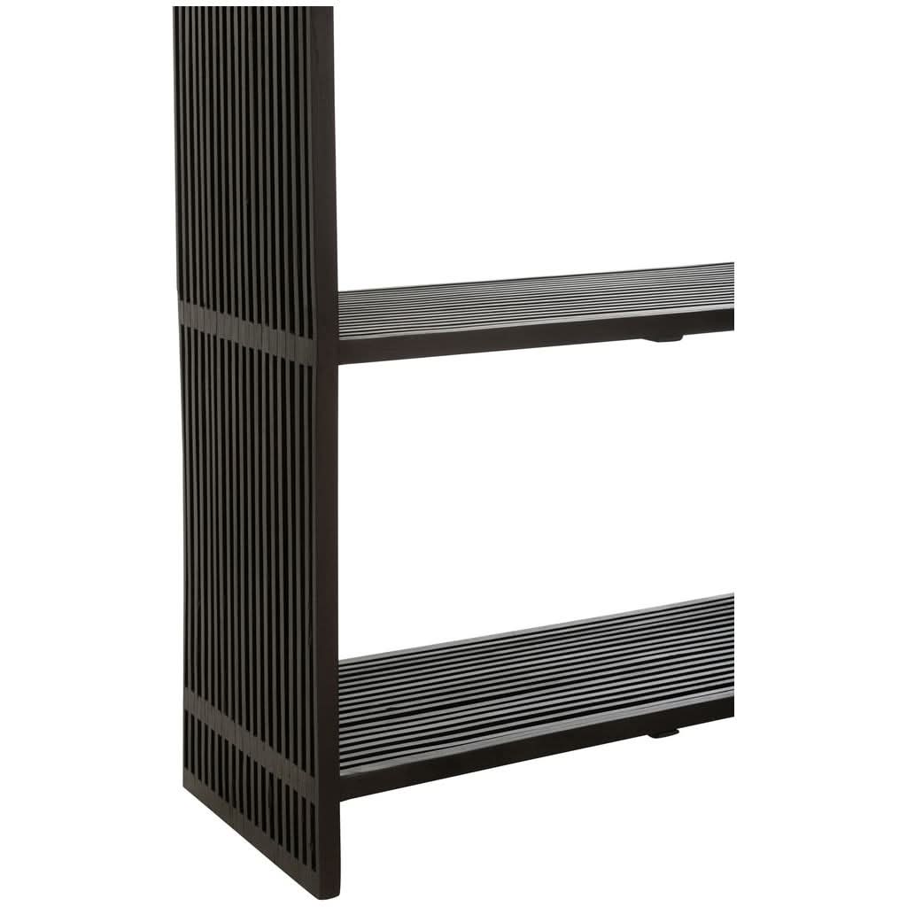 Étagère en Teck Recyclé Noir - Designix