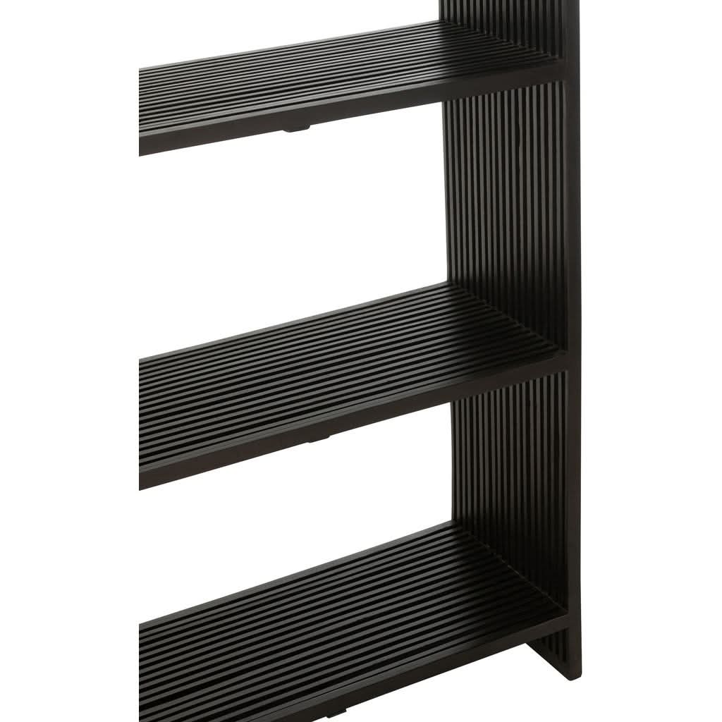 Étagère en Teck Recyclé Noir - Designix