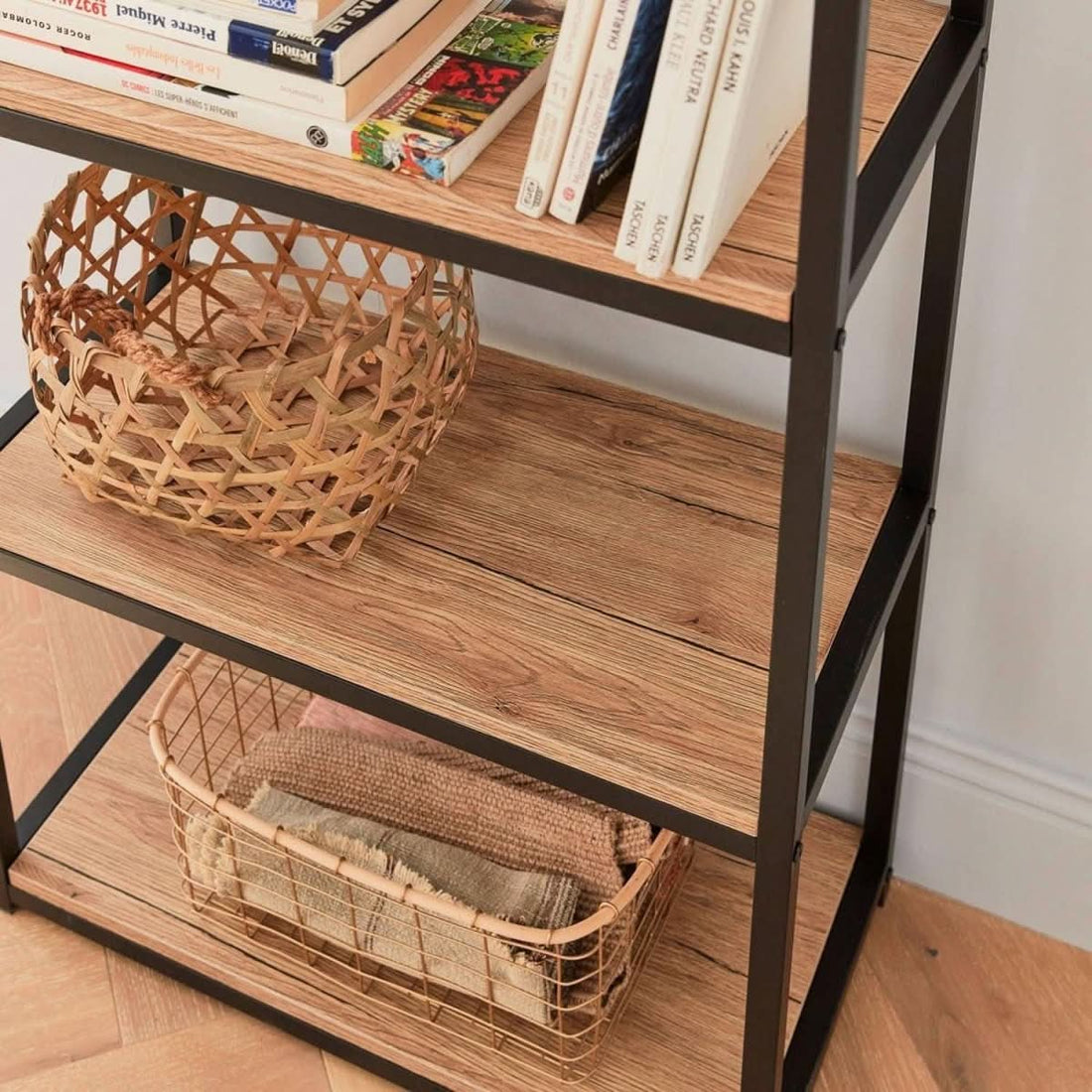 Loft-Regal Holz Metall | Chic