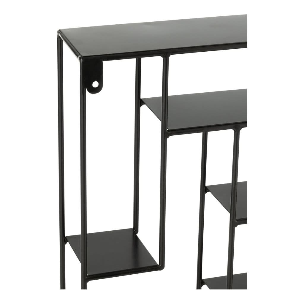 Étagère Métal Noir Design Moderne - Designix