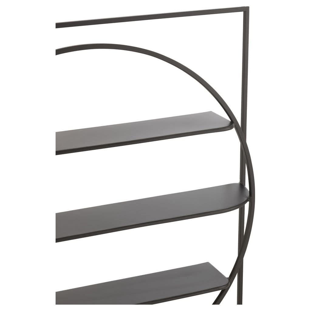 Étagère Murale Métal Noir - Designix
