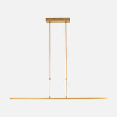 Moderner goldener Kronleuchter, 122 cm LED-Pendelleuchte mit Dim-to-Warm-Funktion | Zelena
