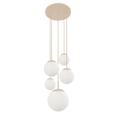 Pendelleuchte Bollique cremefarben
