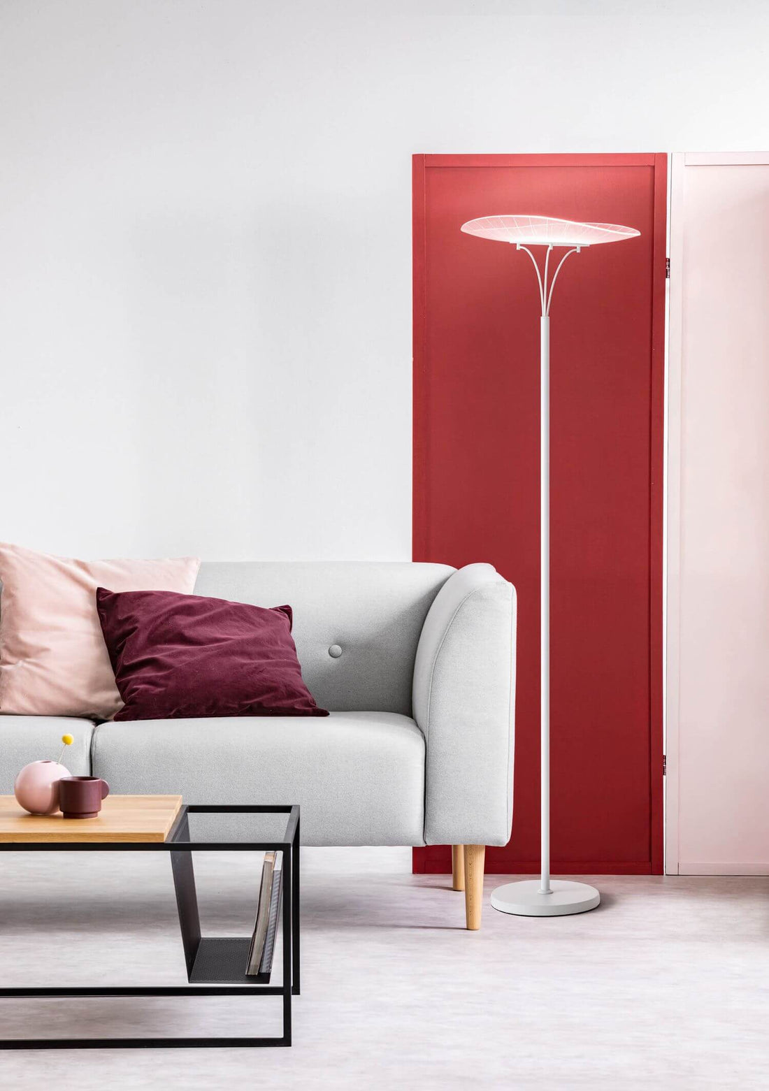 Lampadaire salon | Vela Blanc