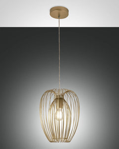 Suspension luminaire | Camp Dorée Ø 25 cm