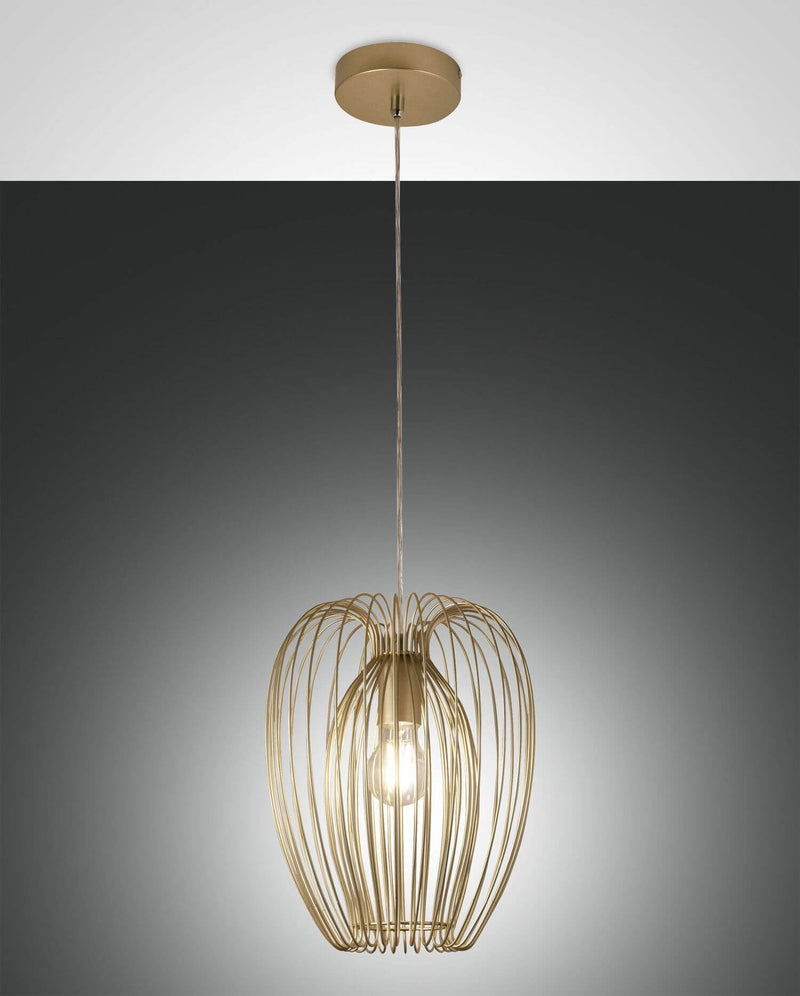Suspension luminaire | Camp Dorée Ø 25 cm