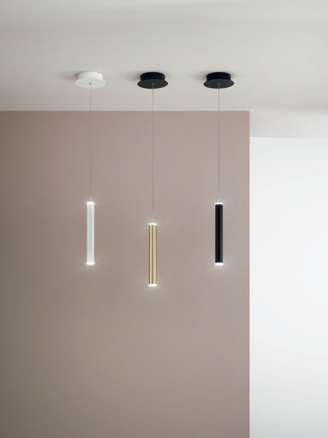 Suspension Prado noire, Ø 3,7 cm (3685-40-101)
