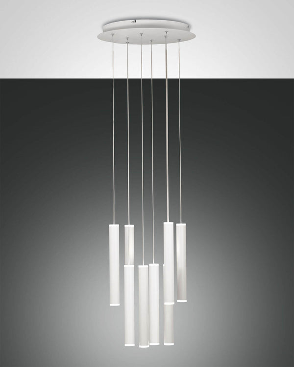 Suspension Prado blanche, Ø 40 cm