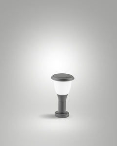 Borne extérieure Thiago Dark Grey grise, H 30 cm