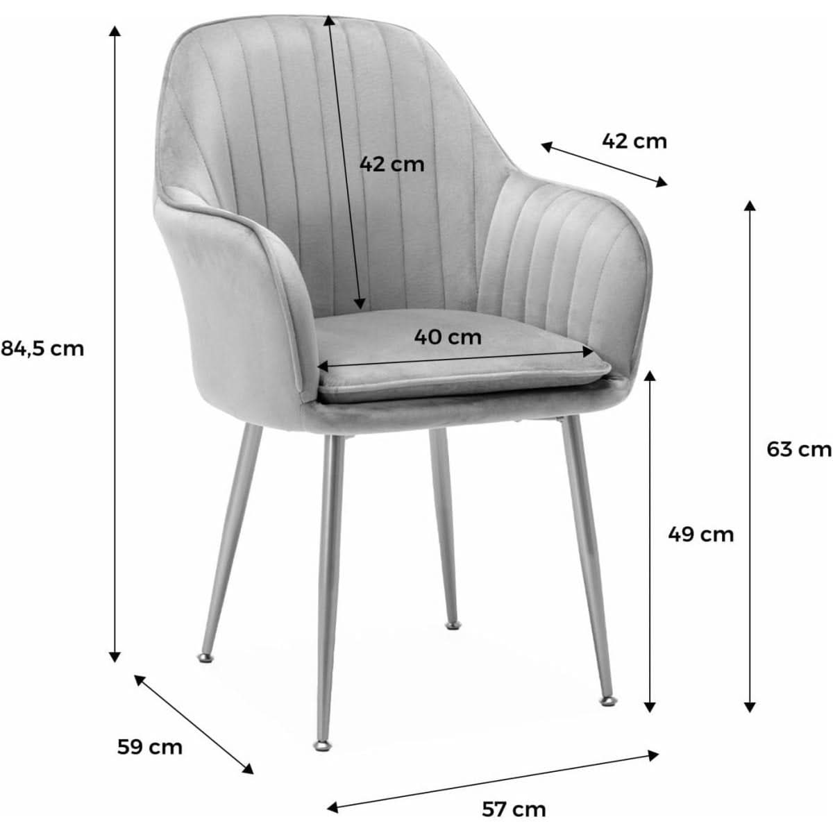 Fauteuil Bouclette Polyvalent Noir | Nuage - Designix Fauteuil