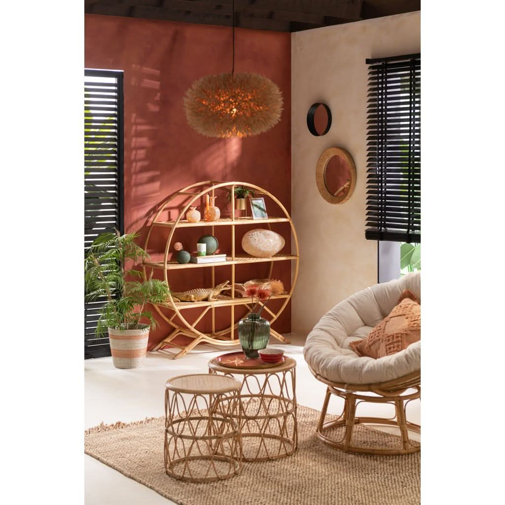 Fauteuil Céline Rotin Naturel | Tila