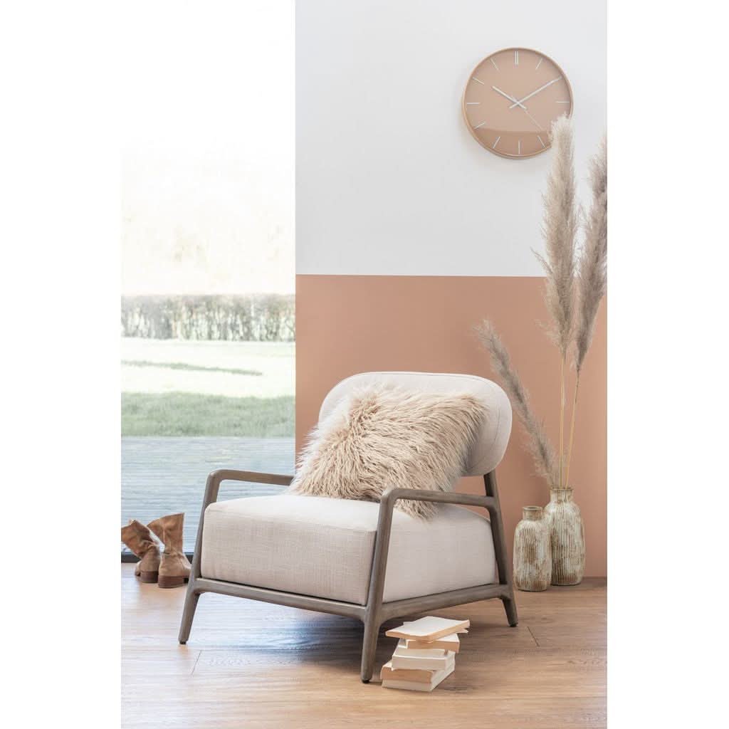 Fauteuil Détente Tissu Beige | Lero - Designix
